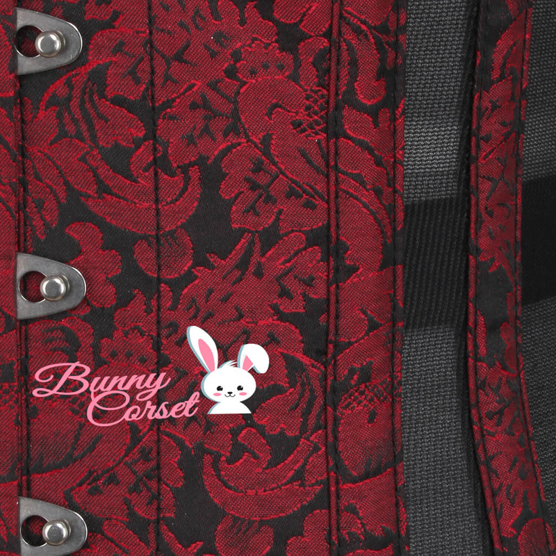 Callison Maroon Waspie Corset