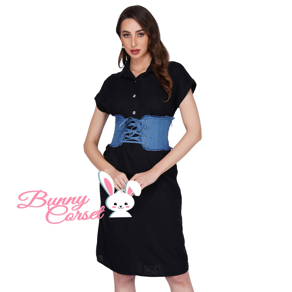 Jerica Denim Corset Belt