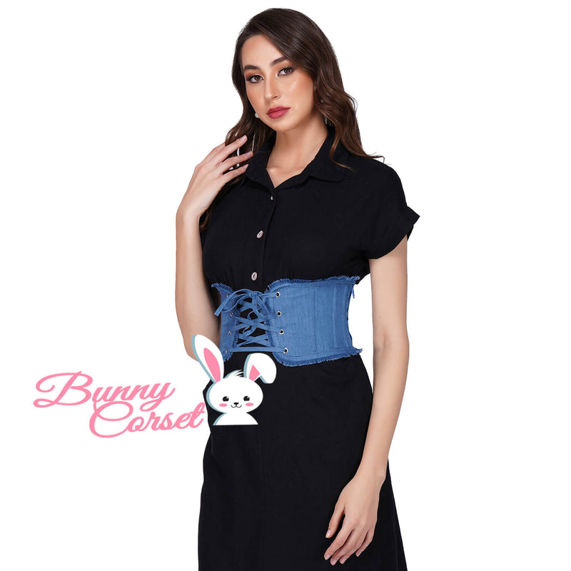 Jerica Denim Corset Belt