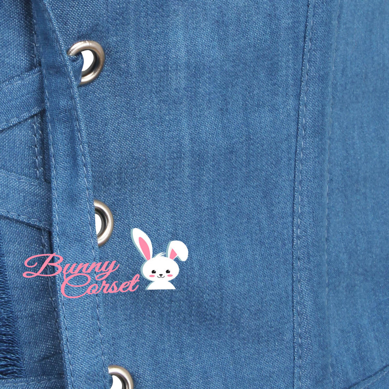 Jerica Denim Corset Belt