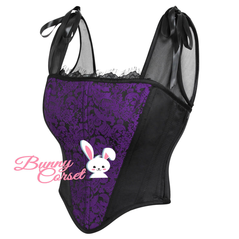 Linzie Purple Overbust Corset