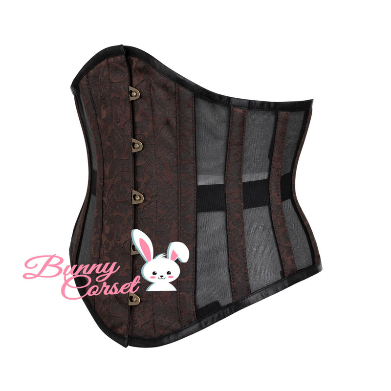 Callison Maroon Waspie Corset