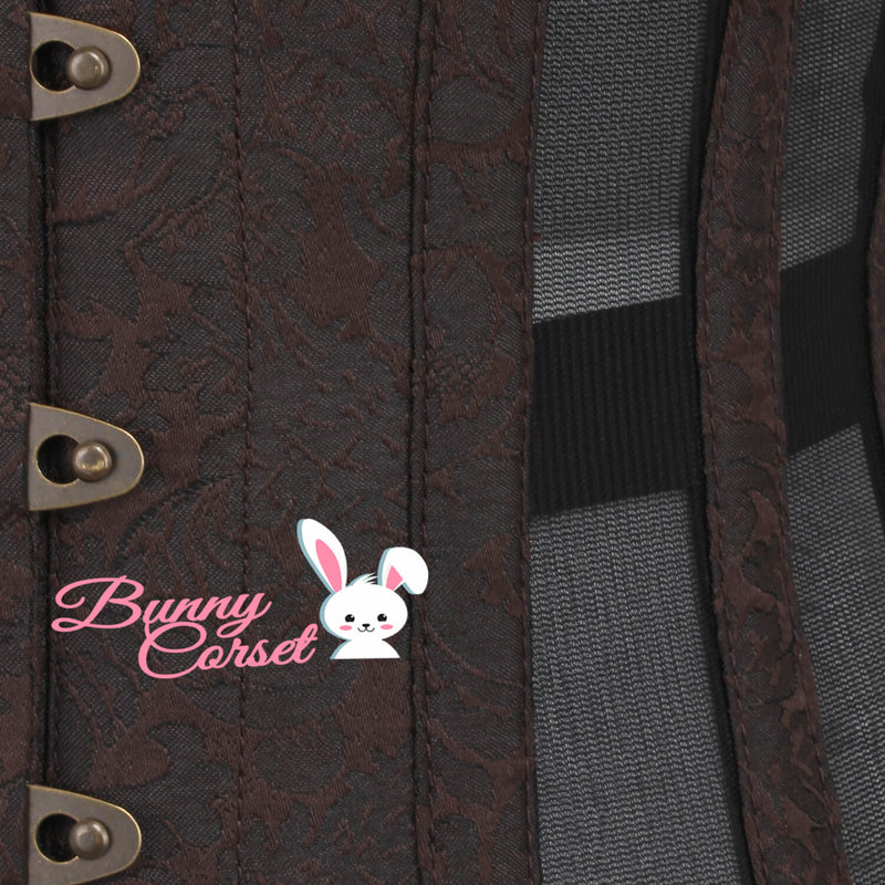 Callison Maroon Waspie Corset