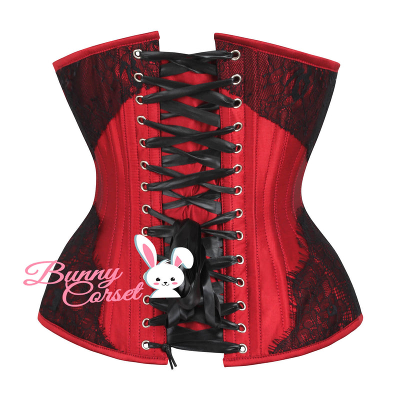 Taylee Maroon Overbust Corset