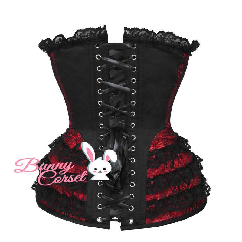 Risika Lace Overlay Corset