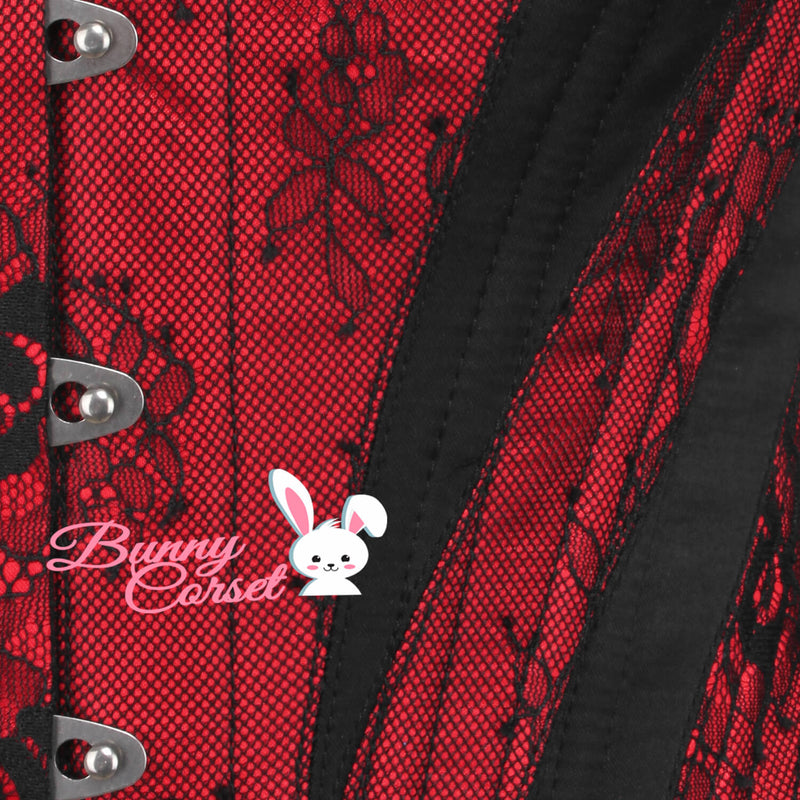 Risika Lace Overlay Corset