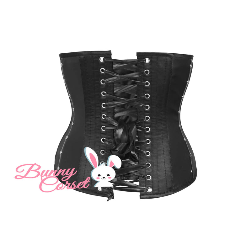 Brayley Black Satin Corset