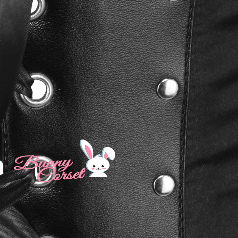 Brayley Black Satin Corset
