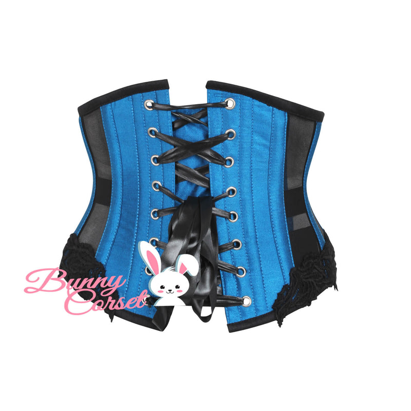 Chelsia Turquoise Waspie Corset