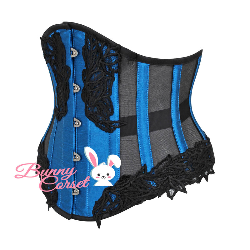 Chelsia Turquoise Waspie Corset