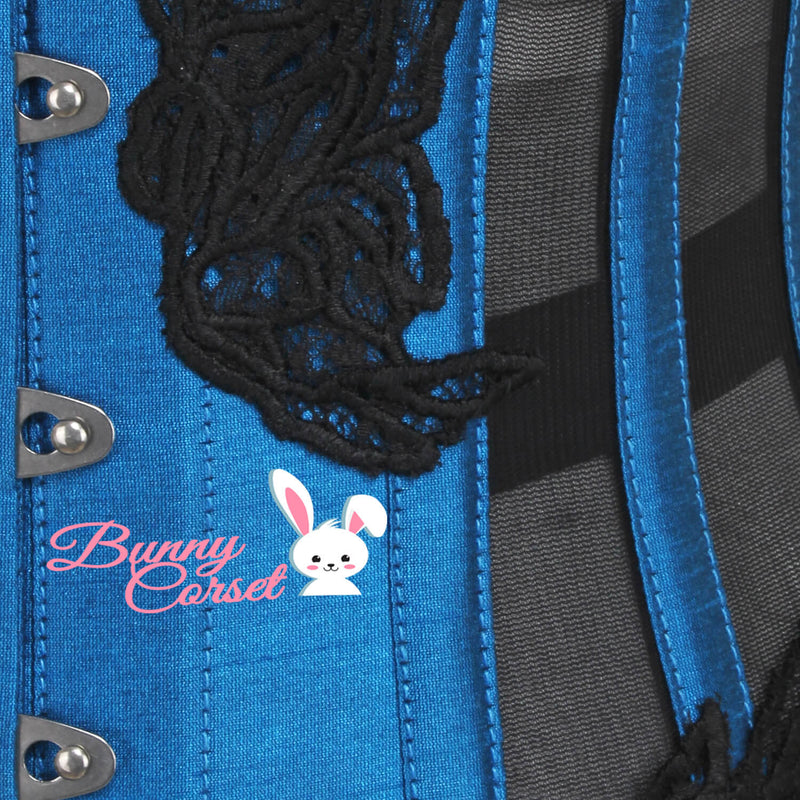 Chelsia Turquoise Waspie Corset