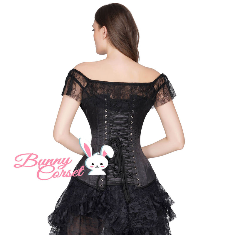 Lavena Overbust Black Corset