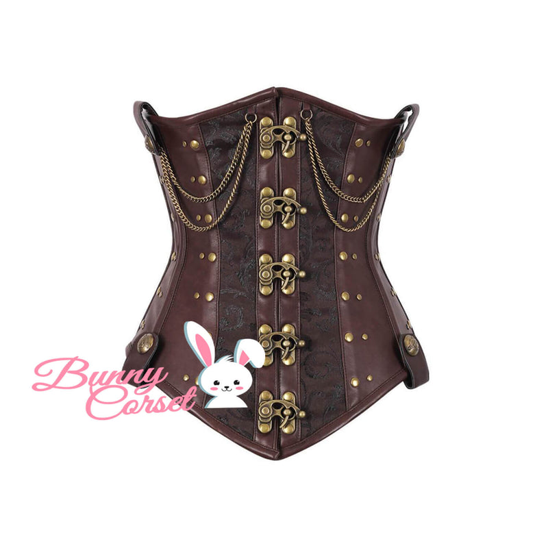 Nyla Steampunk Brocade Corset
