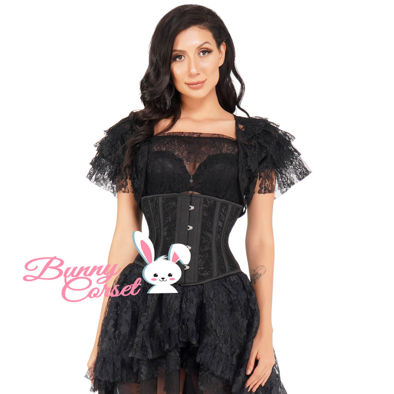 Angela Underbust Black Corset