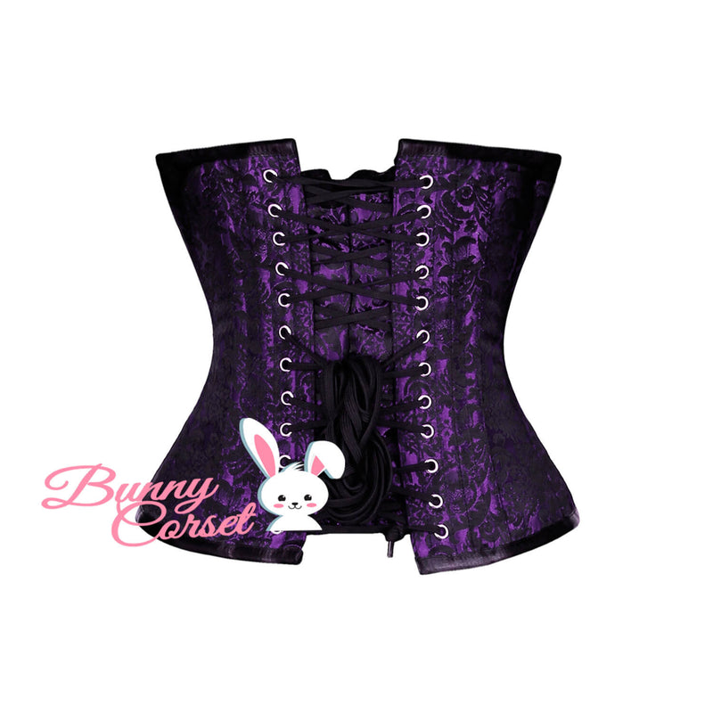 Luna Underbust Purple Corset