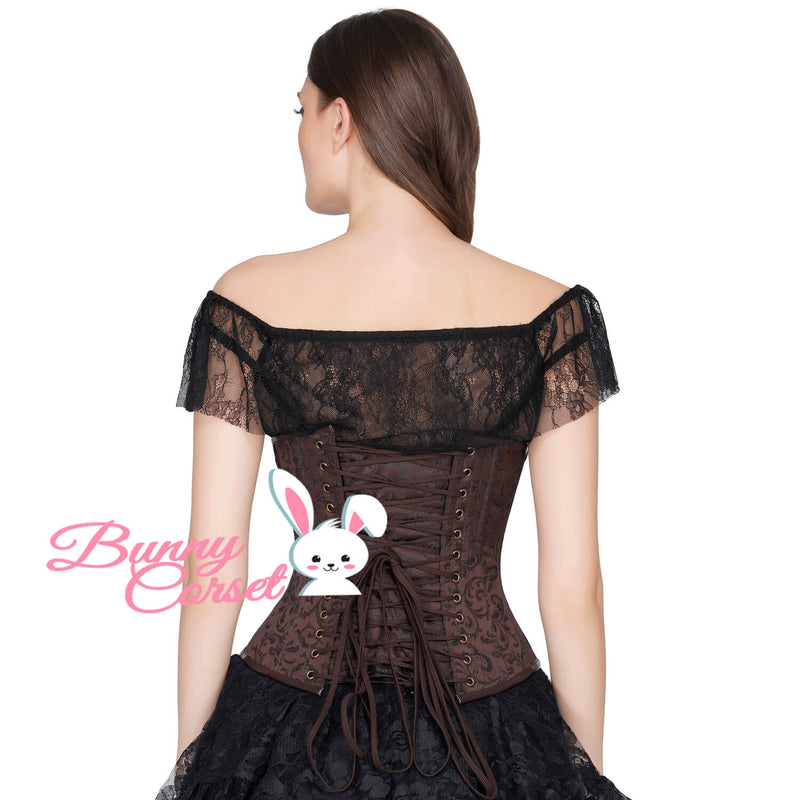 Nyla Steampunk Brocade Corset