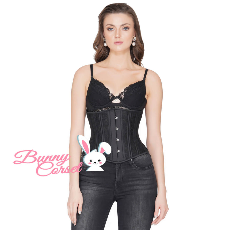 Rally Black Mesh Corset