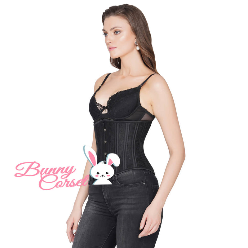Rally Black Mesh Corset